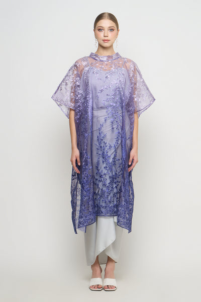 Ocean Dress in Purple Blue