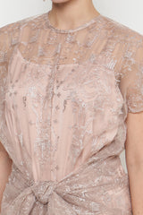 Isyana Dress in Nude Cream