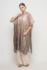 Hazel Dress in Brown Black