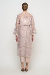 Ashwave Dress in Nude Grey