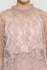 Crema Pleats Top in Creme