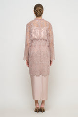 Crema Pleats Top in Creme