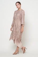 Lune Long Outer Top in Mocca