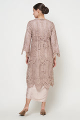 Lune Long Outer Top in Mocca