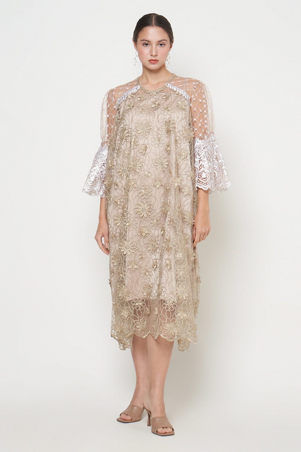Sunny Dress in Gold Creme