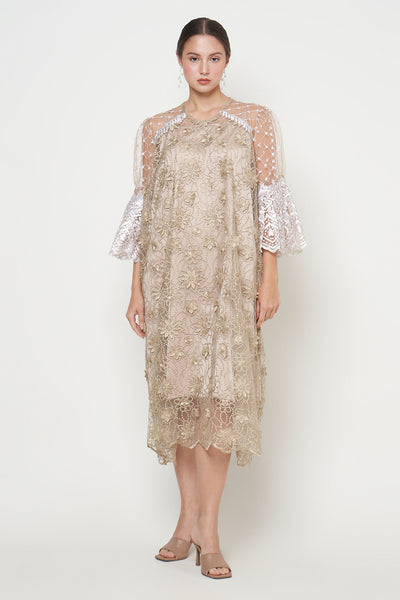 Sunny Dress in Gold Creme