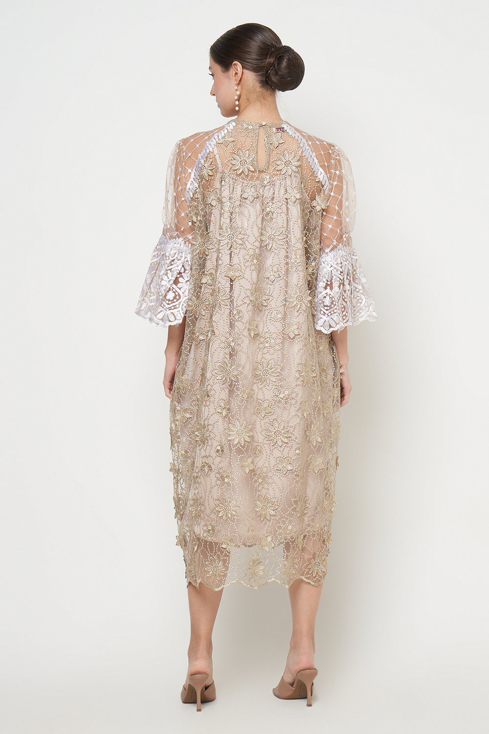 Sunny Dress in Gold Creme
