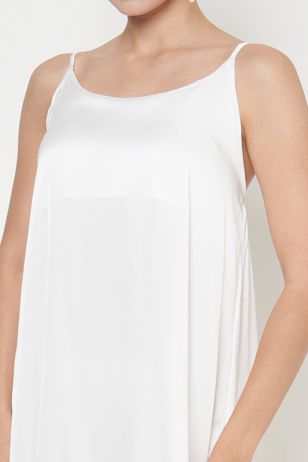 Fara Camisole Dress in Broken White