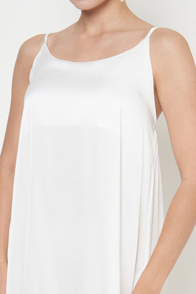 Fara Camisole Dress in Broken White