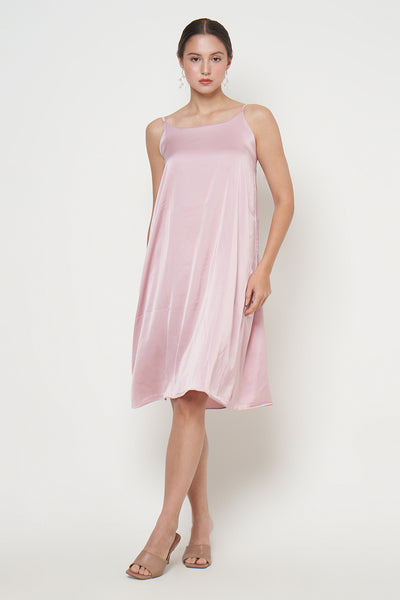 Fara Camisole Dress in Dusty Pink