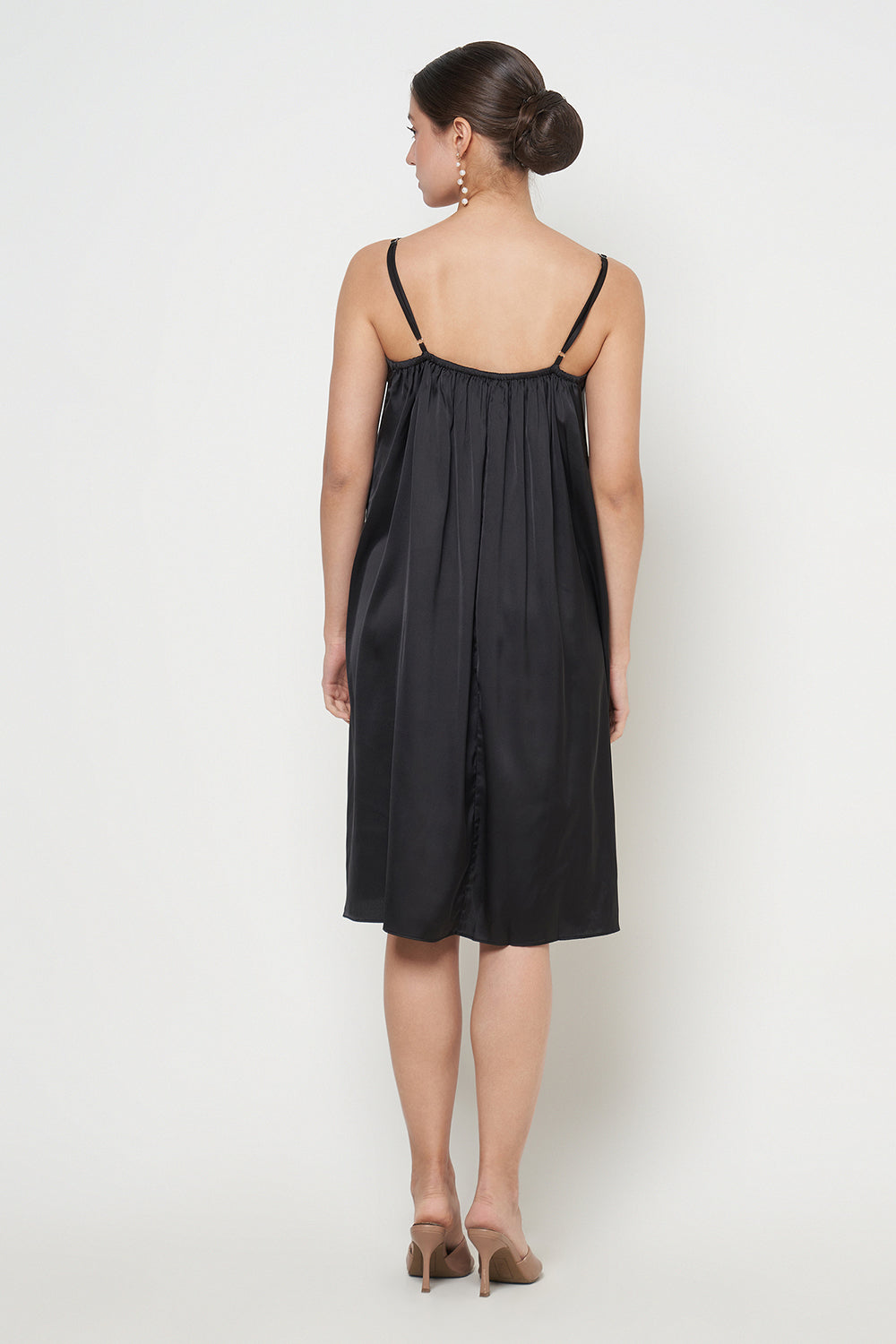 Fara Camisole Dress in Black