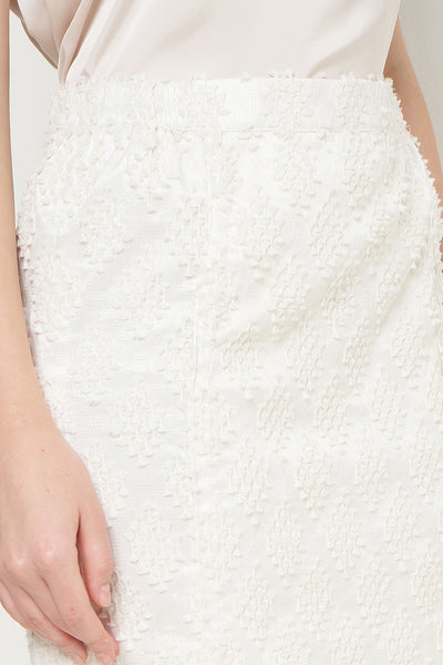 Tenun Skirt in Ivory