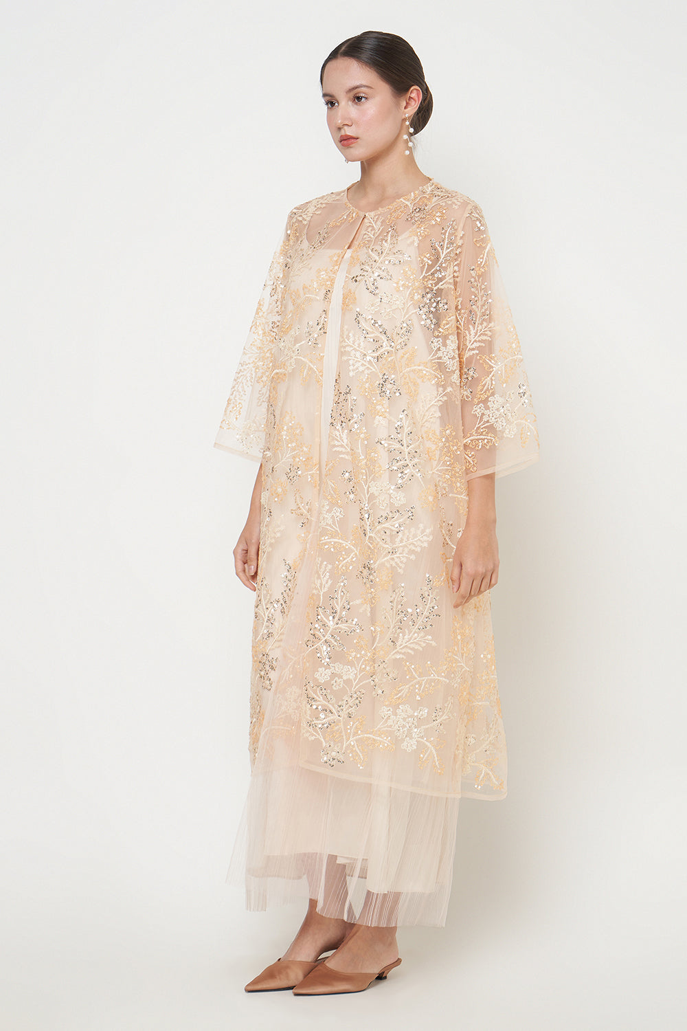 Deoline Dress in Butter Yellow