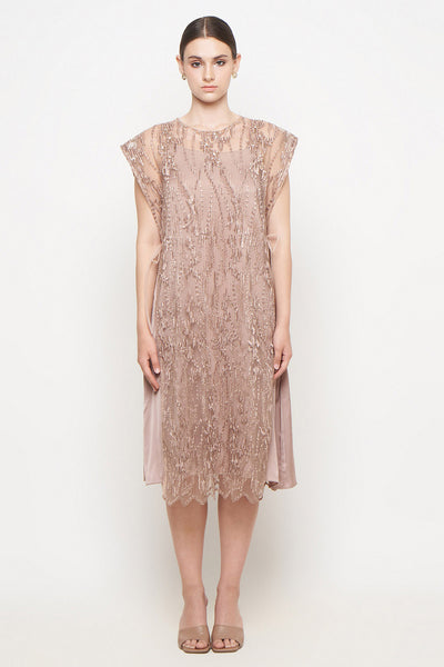 Tessa Dress in Brown