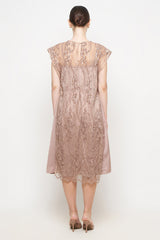 Tessa Dress in Brown