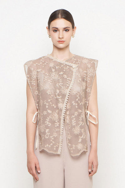 Emily Outer Top in Khaki