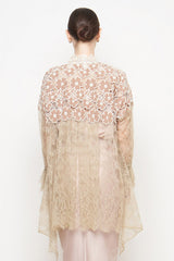 Bestari Outer Top in Nude Brown