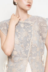 Emily Outer Top in Misty Blue