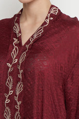 Ishita Set in Maroon