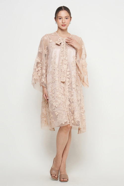 Valerie Dress in Peach