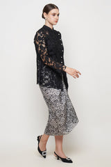 Gandari Kebaya Top in Black