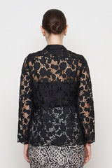 Gandari Kebaya Top in Black