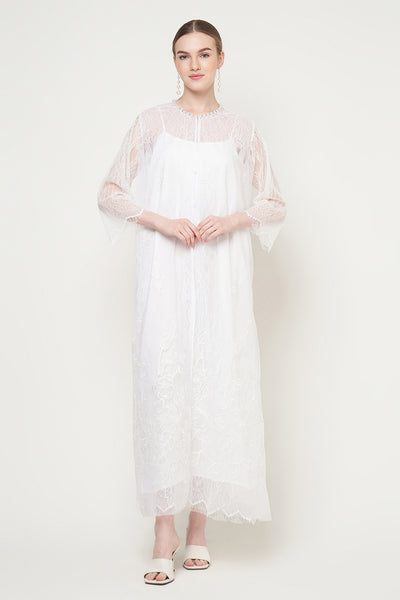 Amira Dress in White