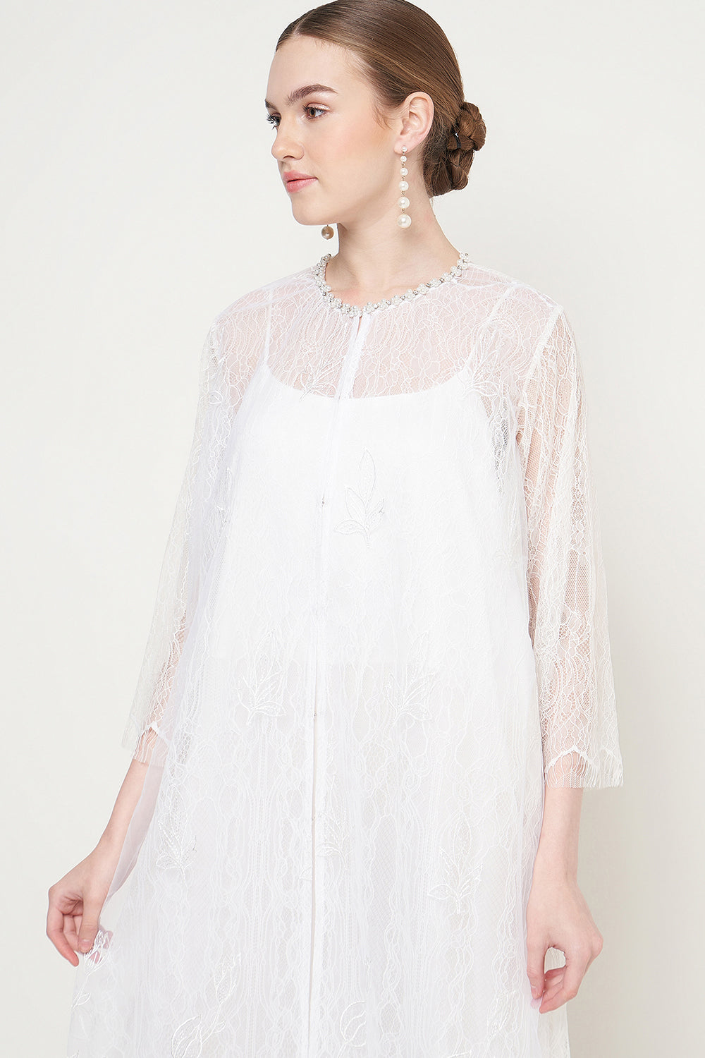 Amira Dress in White