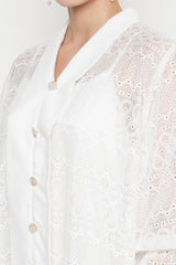 Amira Dress in White