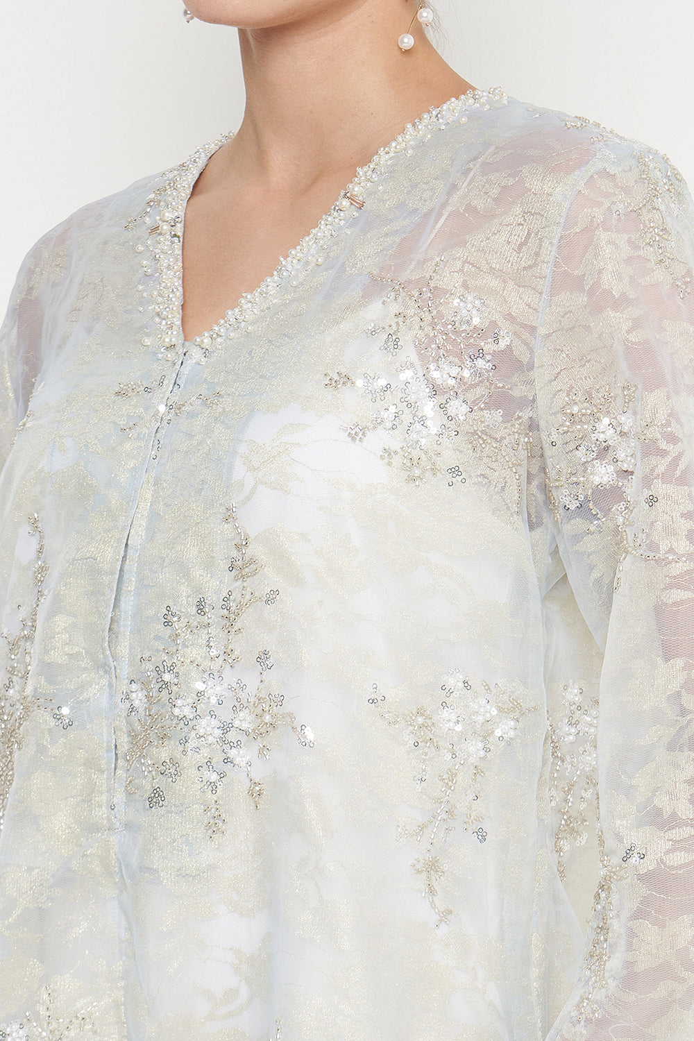Atelie Dress in Blue Tosca