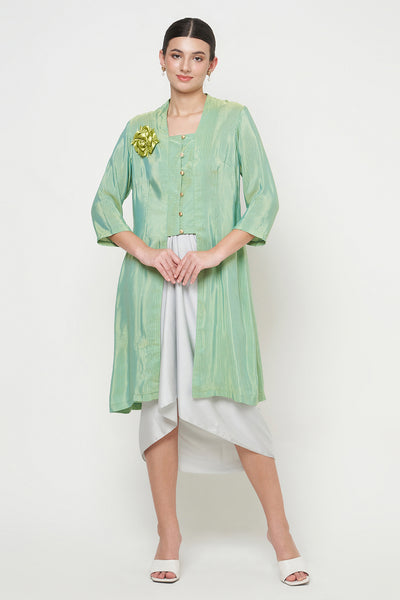 Wardani Kebaya Top in Emerald Green