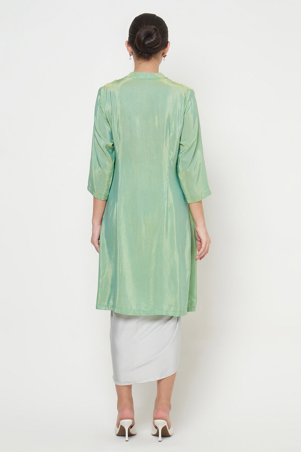 Wardani Kebaya Top in Emerald Green