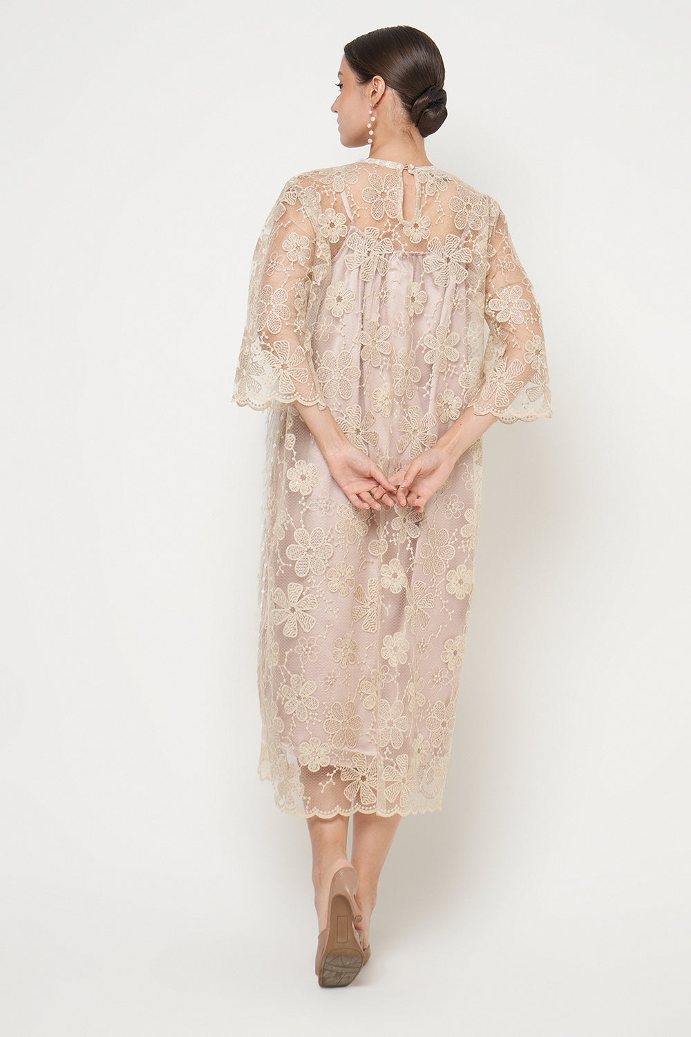Shiro Dress in Gold