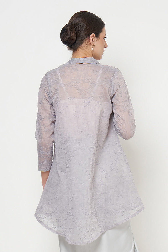 Endah Kebaya Top in Grey