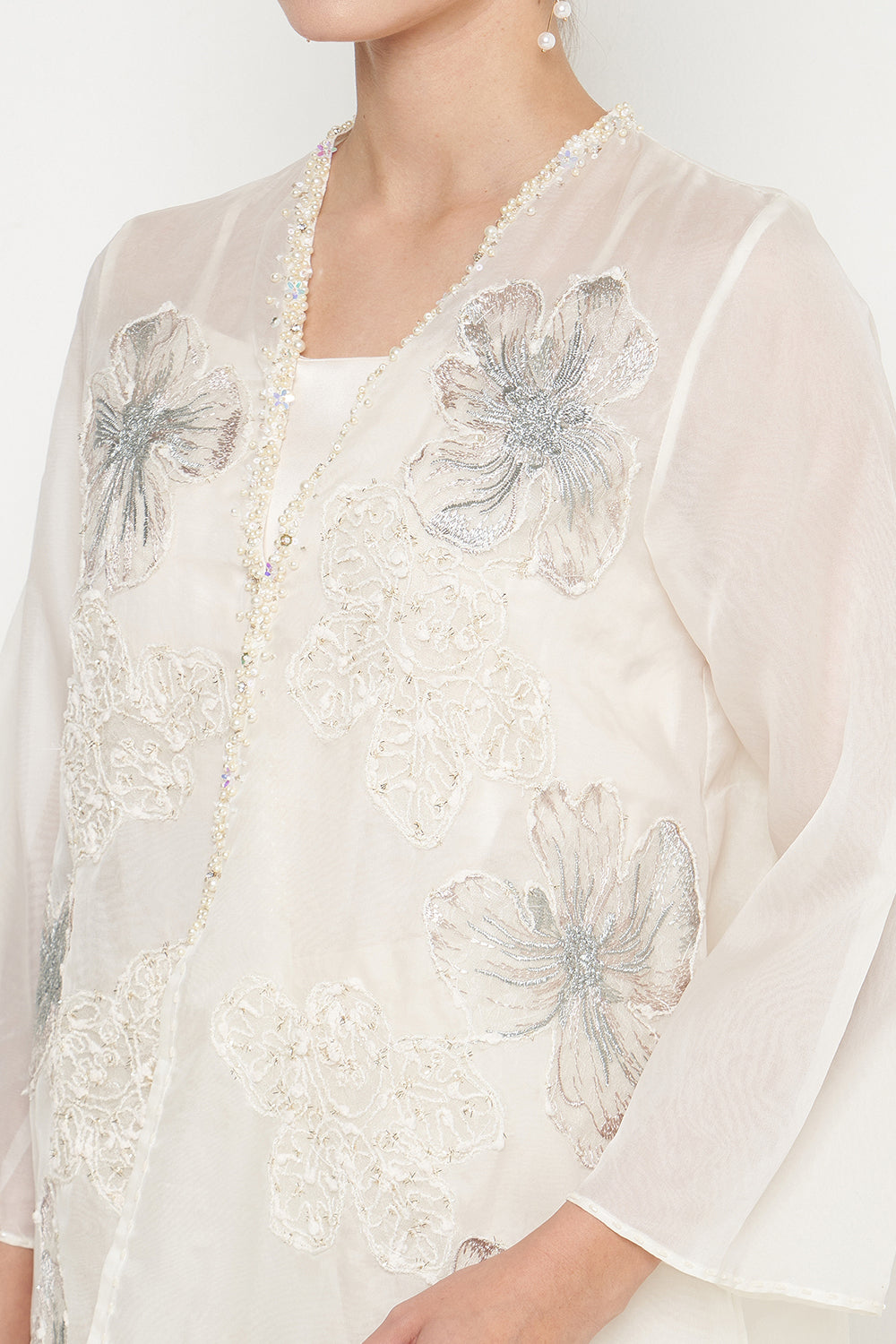 Everly Outer Dress in Broken White