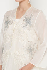Everly Outer Dress in Broken White
