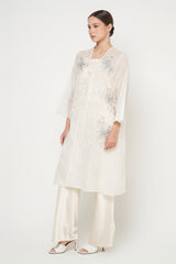 Everly Outer Dress in Broken White