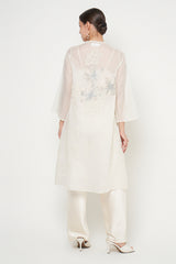Everly Outer Dress in Broken White