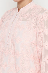 Marian Dress in Peach