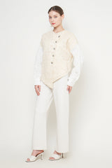 Gemati Top in Cream White