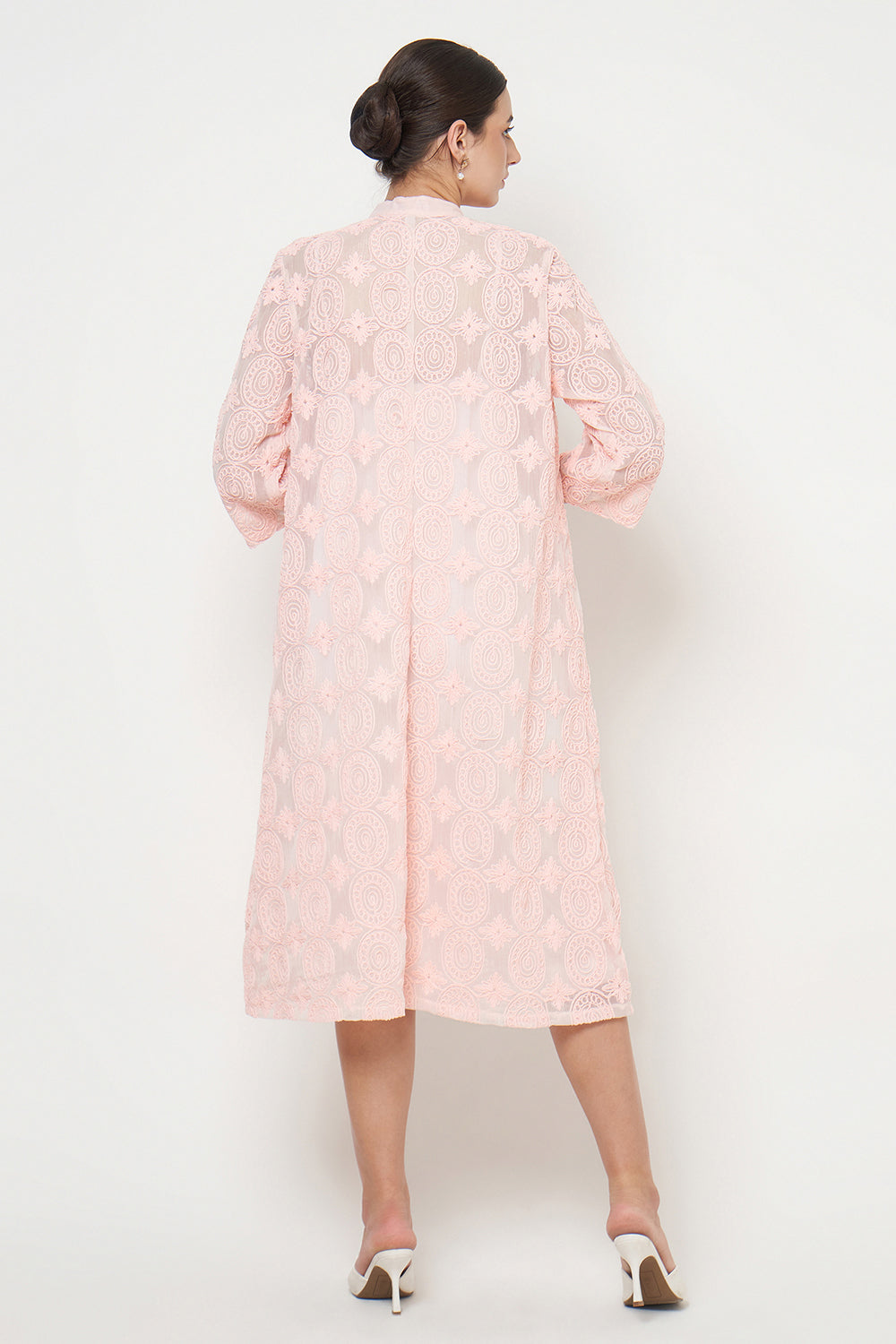 Marian Dress in Peach