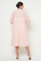 Marian Dress in Peach