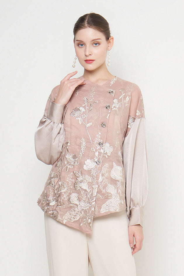 Gamita Top in Etoupe Brown