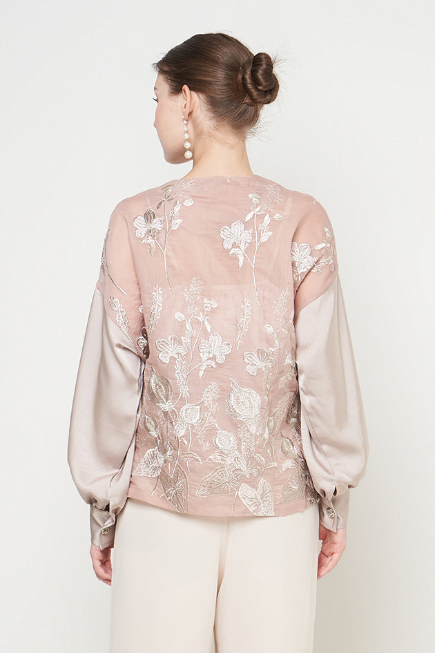 Gamita Top in Etoupe Brown