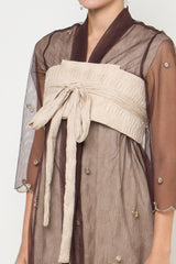 Dewita Kebaya Dress in Brown