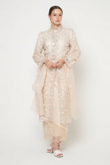 Kanaya Long Kebaya Set in Cream