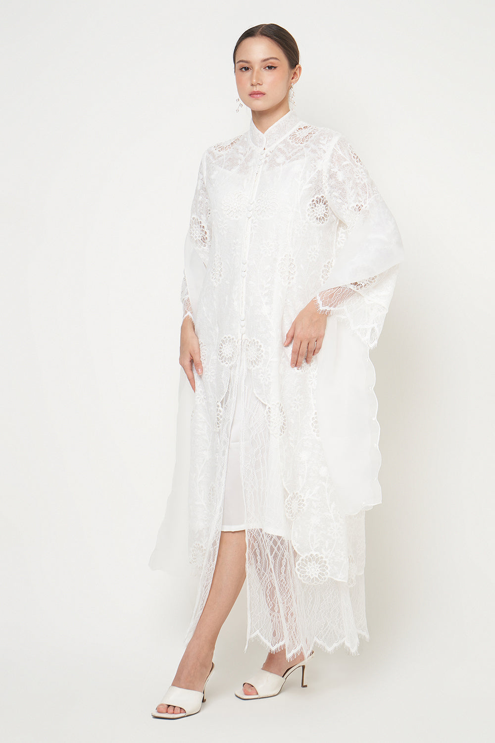 Arunika Dress in White