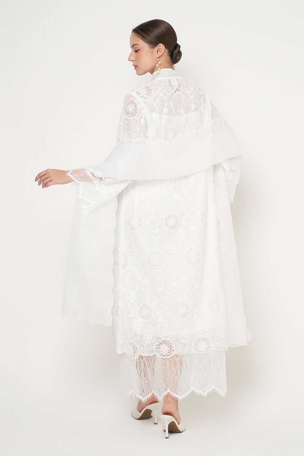 Arunika Dress in White