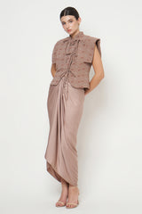 Zora Top in Brick Red