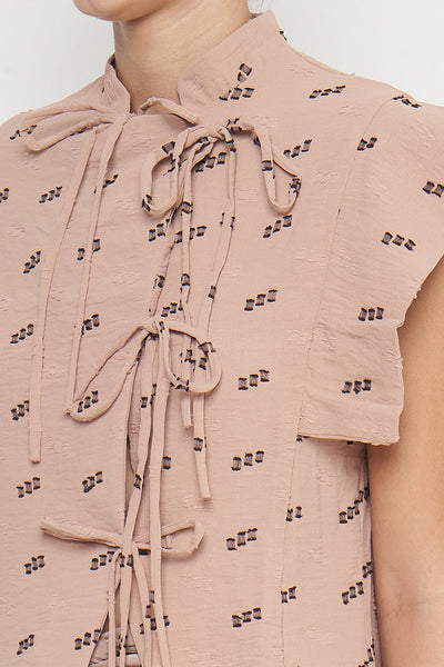 Zora Top in Ligth Brown